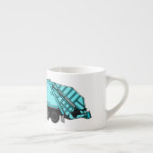 Afbeelding cartoon vuilniswagen espresso kop (Rechts)