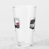 Afbeelding cartoon vuilniswagen glas (Links)