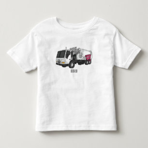 Afbeelding cartoon vuilniswagen kinder shirts