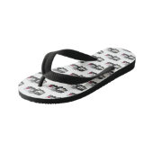 Afbeelding cartoon vuilniswagen kinder teenslippers (Schuin)