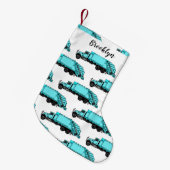 Afbeelding cartoon vuilniswagen kleine kerstsok (Voorkant (Hangend))