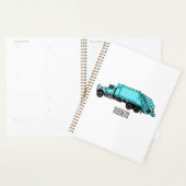 Afbeelding cartoon vuilniswagen planner (Display)