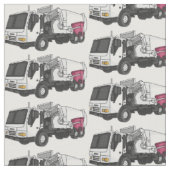 Afbeelding cartoon vuilniswagen stof (Close Up)