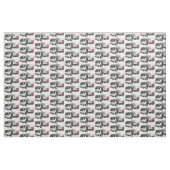 Afbeelding cartoon vuilniswagen stof (Fat Quarter)