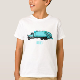 Afbeelding cartoon vuilniswagen t-shirt