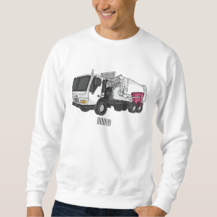 Afbeelding cartoon vuilniswagen trui