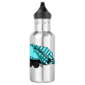 Afbeelding cartoon vuilniswagen waterfles (Rechts)