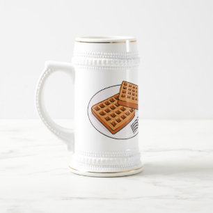 Afbeelding cartoon Wafel Bierpul
