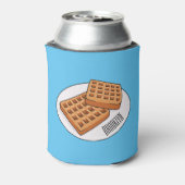 Afbeelding cartoon Wafel Blikjeskoeler (Blikje Achterkant)