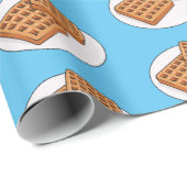 Afbeelding cartoon Wafel Cadeaupapier (Rol Hoek)