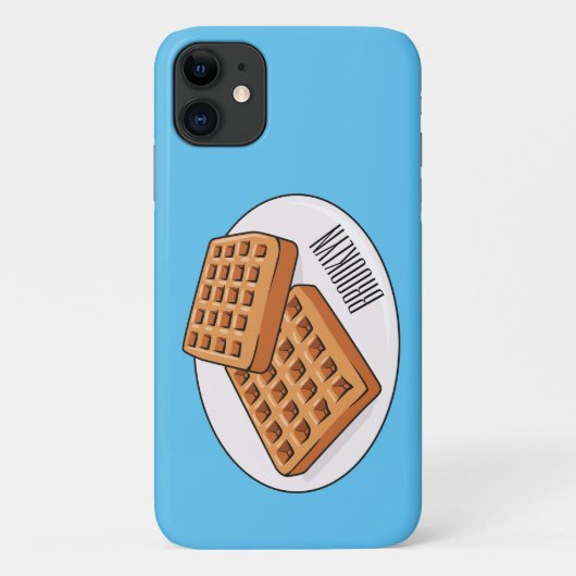 Afbeelding cartoon Wafel Case-Mate iPhone Case (Achterkant)