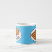 Afbeelding cartoon Wafel Espresso Kop (Voorkant)