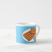 Afbeelding cartoon Wafel Espresso Kop (Voorkant rechts)
