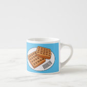 Afbeelding cartoon Wafel Espresso Kop (Rechts)