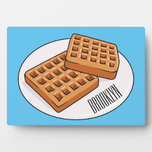 Afbeelding cartoon Wafel Fotoplaat
