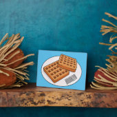 Afbeelding cartoon Wafel Fotoplaat (Zijkant)