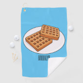 Afbeelding cartoon Wafel Golfhanddoek (Insitu)