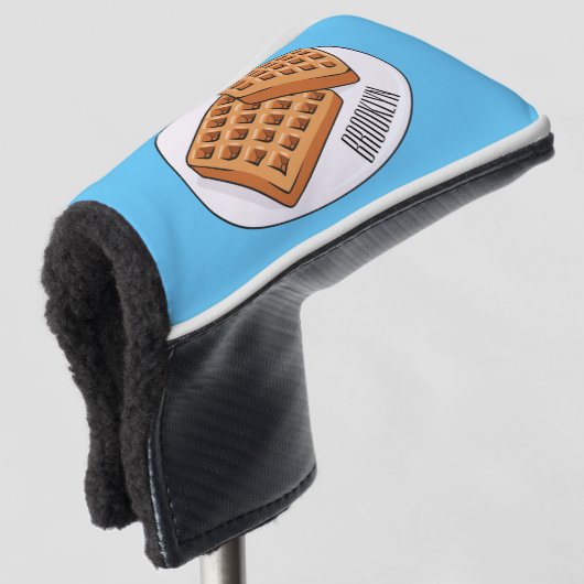 Afbeelding cartoon Wafel Golfheadcover (3/4 voorkant)