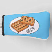 Afbeelding cartoon Wafel Golfheadcover (Voorkant)