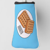 Afbeelding cartoon Wafel Golfheadcover (Draai 90)