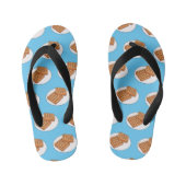 Afbeelding cartoon Wafel Kinder Teenslippers (Voetbed)