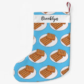 Afbeelding cartoon Wafel Kleine Kerstsok (Achterkant)