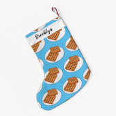 Afbeelding cartoon Wafel Kleine Kerstsok (Achterkant (Hangend))