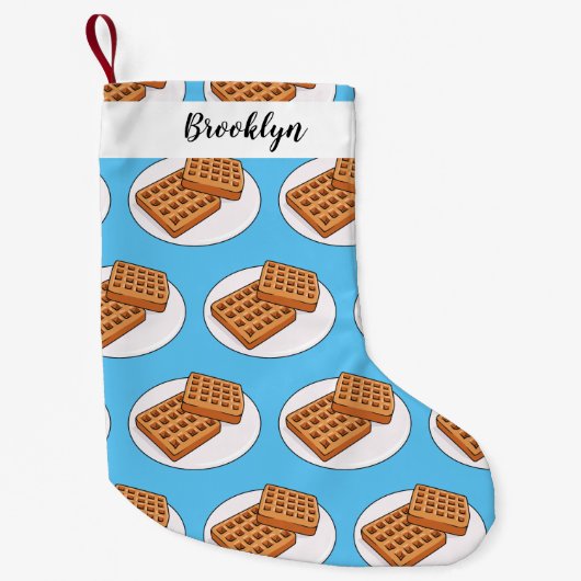 Afbeelding cartoon Wafel Kleine Kerstsok (Voorkant)