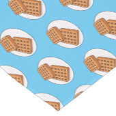 Afbeelding cartoon Wafel Korte Tafelloper (Hoek)