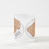 Afbeelding cartoon Wafel Matglas Koffiemok (Center)