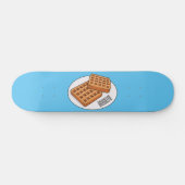 Afbeelding cartoon Wafel Persoonlijk Skateboard (Horizontaal)