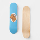 Afbeelding cartoon Wafel Persoonlijk Skateboard (Voorkant)