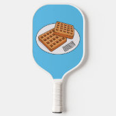 Afbeelding cartoon Wafel Pickleball Paddle (Achterkant)