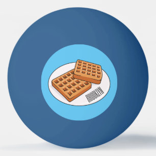 Afbeelding cartoon Wafel Pingpongbal