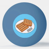 Afbeelding cartoon Wafel Pingpongbal (Achterkant)