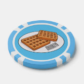 Afbeelding cartoon Wafel Poker Chips (Enkel)