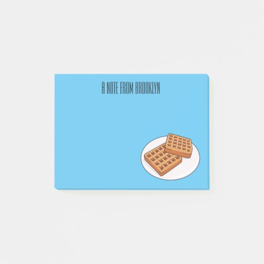 Afbeelding cartoon Wafel Post-it® Notes (Voorkant)