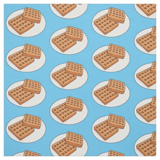 Afbeelding cartoon Wafel Stof (Swatch)