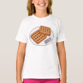 Afbeelding cartoon Wafel T-shirt (Voorkant)