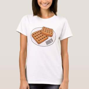 Afbeelding cartoon Wafel T-shirt