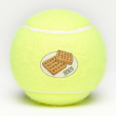 Afbeelding cartoon Wafel Tennisballen (Achterkant)