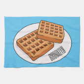 Afbeelding cartoon Wafel Theedoek (Horizontaal)