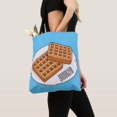 Afbeelding cartoon Wafel Tote Bag (Dichtbij)