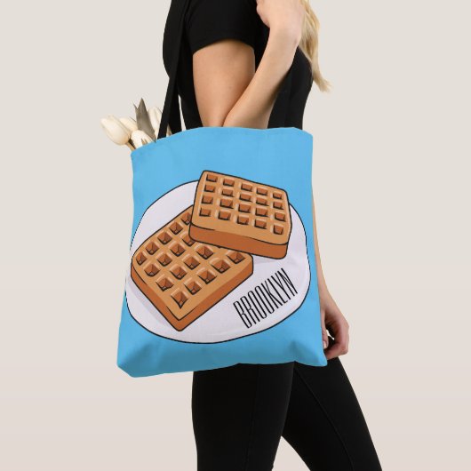 Afbeelding cartoon Wafel Tote Bag (Dichtbij)