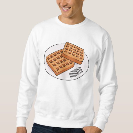 Afbeelding cartoon Wafel Trui (Voorkant)