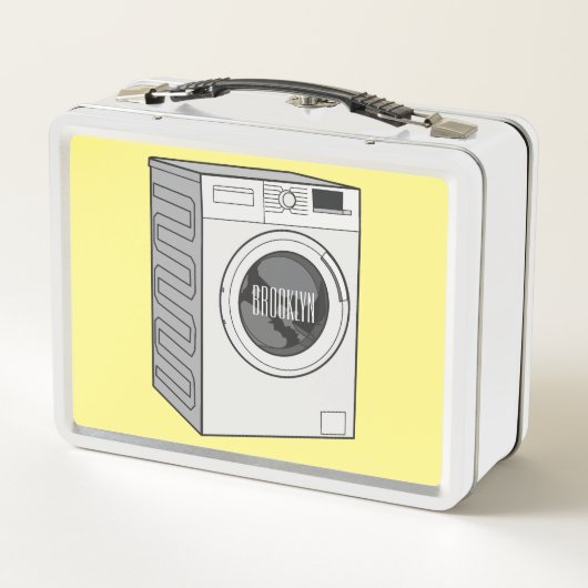 Afbeelding cartoon wasmachine (Achterkant)