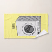 Afbeelding cartoon wasmachine bad handdoek (Handdoek)