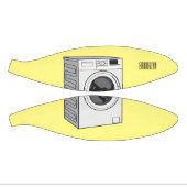 Afbeelding cartoon wasmachine basketbal (Panelen)