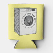 Afbeelding cartoon wasmachine blikjeskoeler (Voorkant)