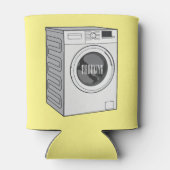 Afbeelding cartoon wasmachine blikjeskoeler (Achterkant)